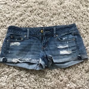 American eagle jean shorts